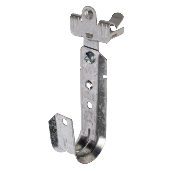 Winnie Industries 1 5/16in. J Hook with Angle Clip & Hammer on Flange 5/16in. to 1/2in., 100PK WJH21ACM58 - main